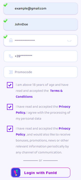 7Signs registration process on mobile 7Signs registration process on mobile