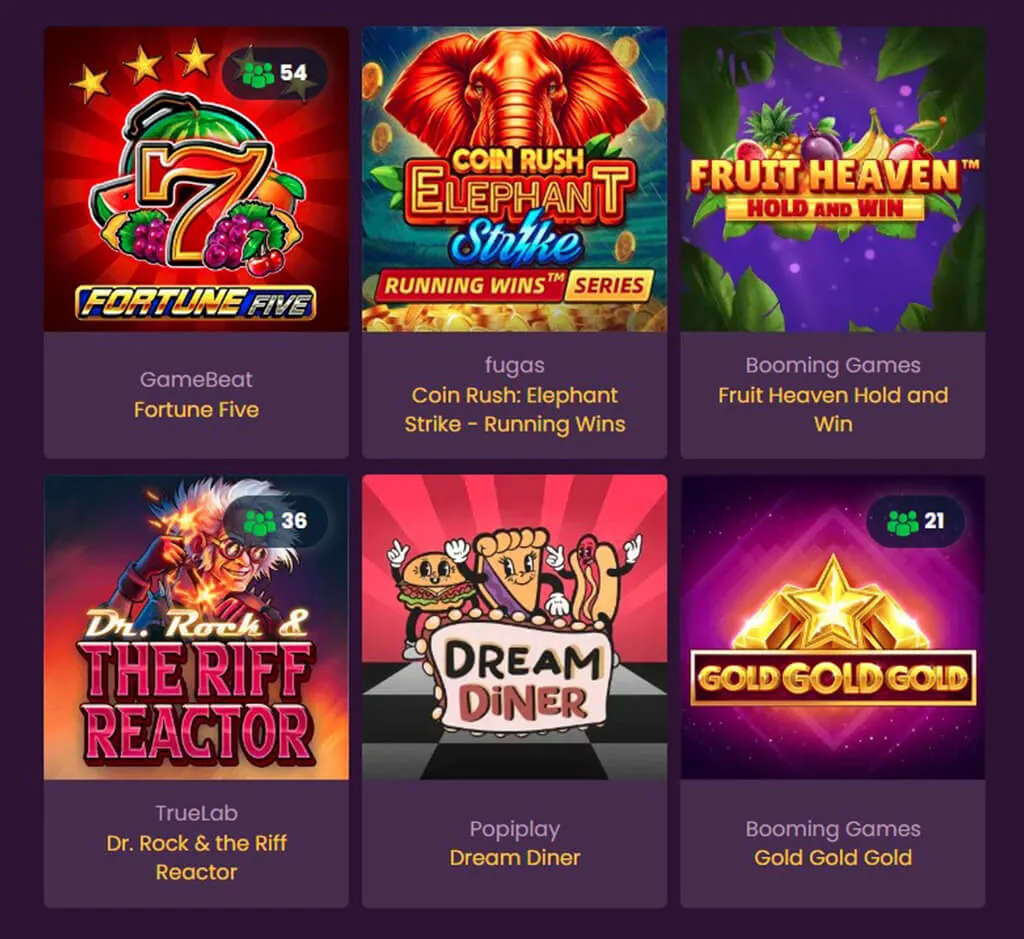 Bizzo Casino slots on desktop Bizzo Casino slots on desktop